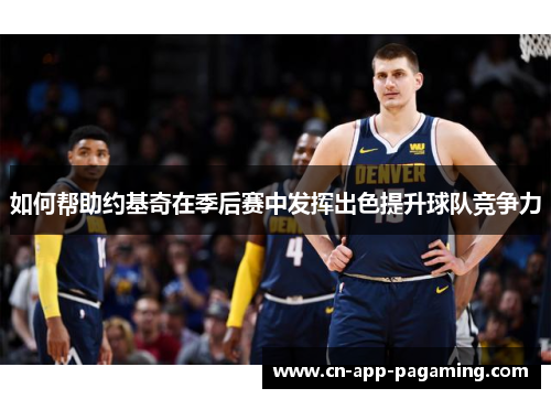 如何帮助约基奇在季后赛中发挥出色提升球队竞争力